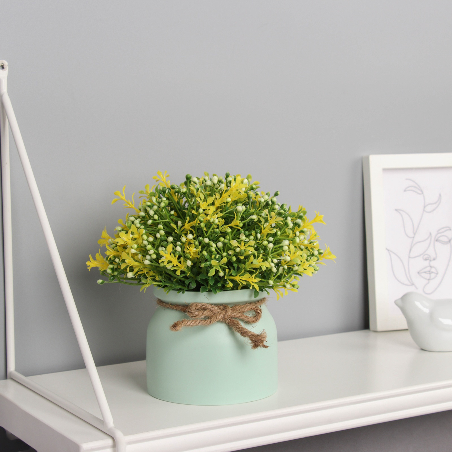 Бонсай в горшке "Бувардия галант" 17х10 см, микс   10697877