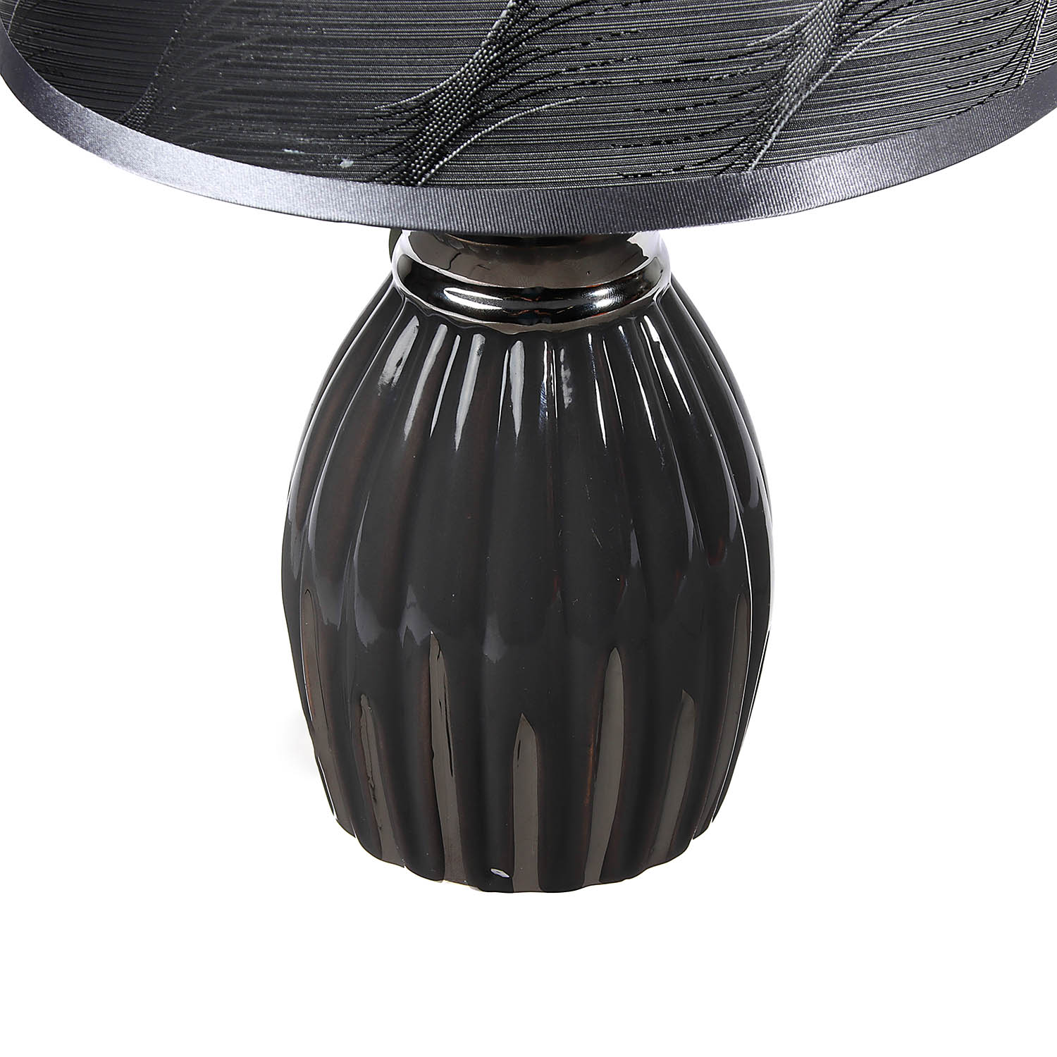 Лампа настольная 01904-0.7-01 GY SL Е14 40Вт (керамика+абажур) *1