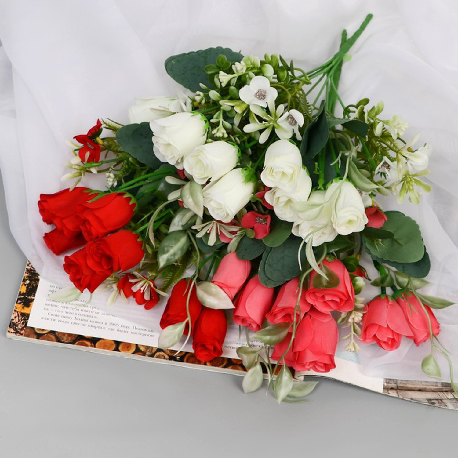 Букет "Роза Констанция" 29 см, микс  9913362