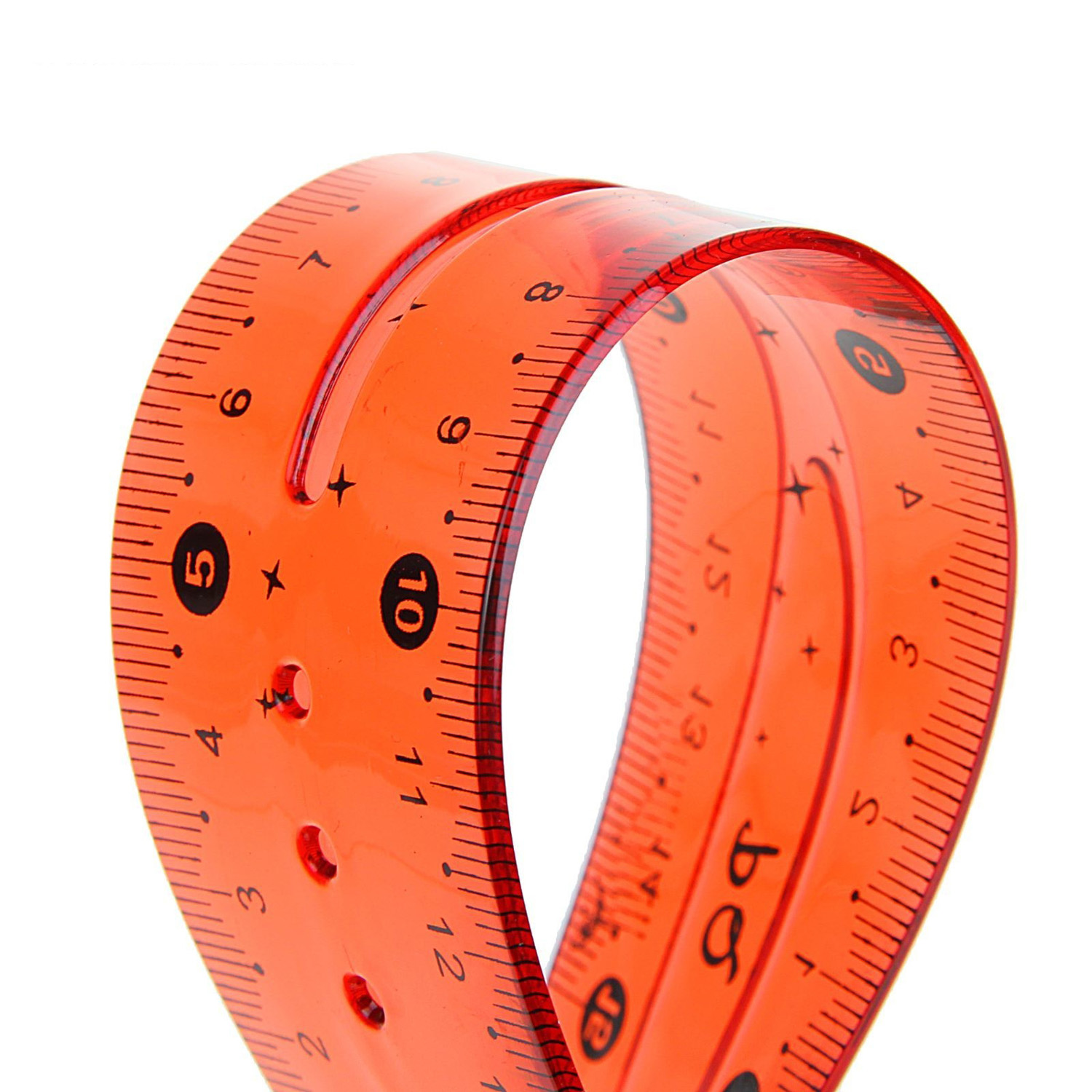 Линейка гибкая силиконовая 15см флюо МИКС 1302051 Линейка гибкая силиконовая 15см флюо МИКС 1302051