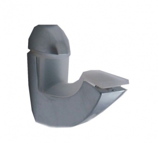 яяяПолкодержатель 157А ZY матовый хром (DC) (12/120)