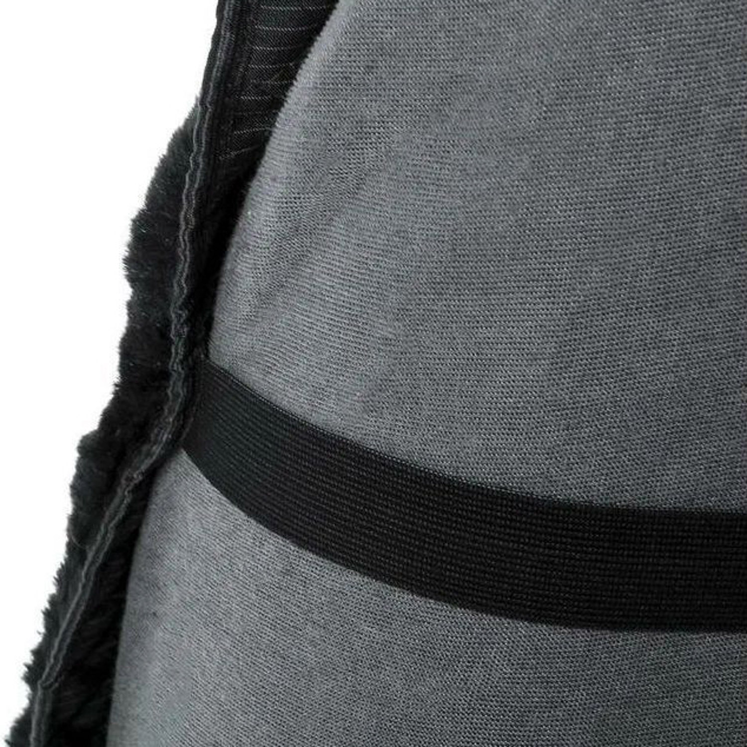 Накидка на сиденье, натуральный мех, черная 3137168