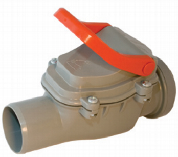 Обратный клапан для внутренней канализации Ø 50 мм *1