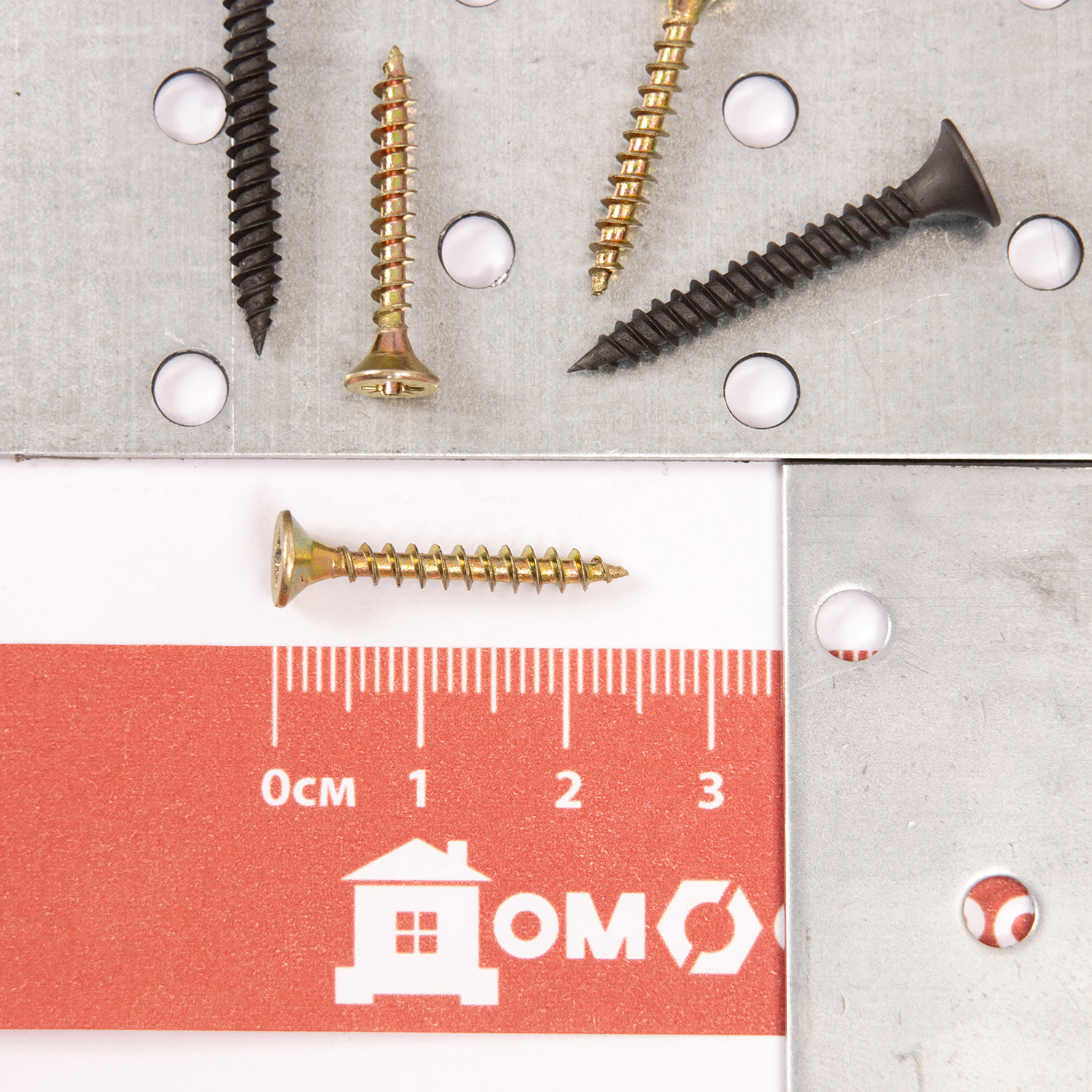 Шурупы жёлтые BROZEX пакет 3*25 (40шт) *10/100