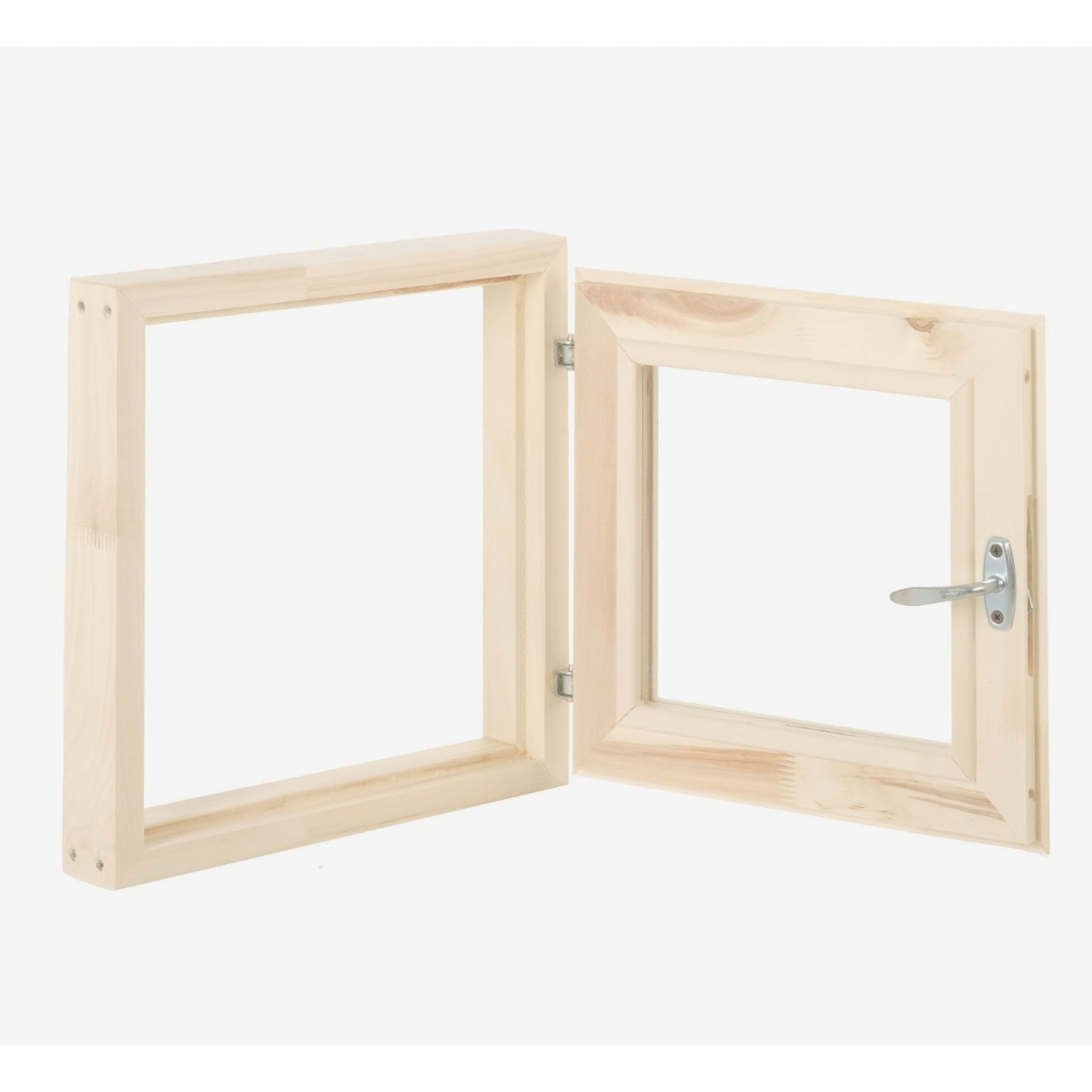 Окно, 40×40см, двойное стекло ЛИПА, внутреннее открывание 7992866