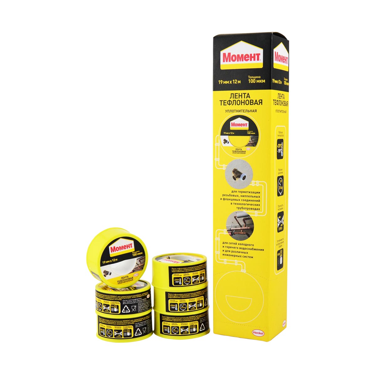 Лента Фум Момент 20м 2230214 (Хенкель) *10