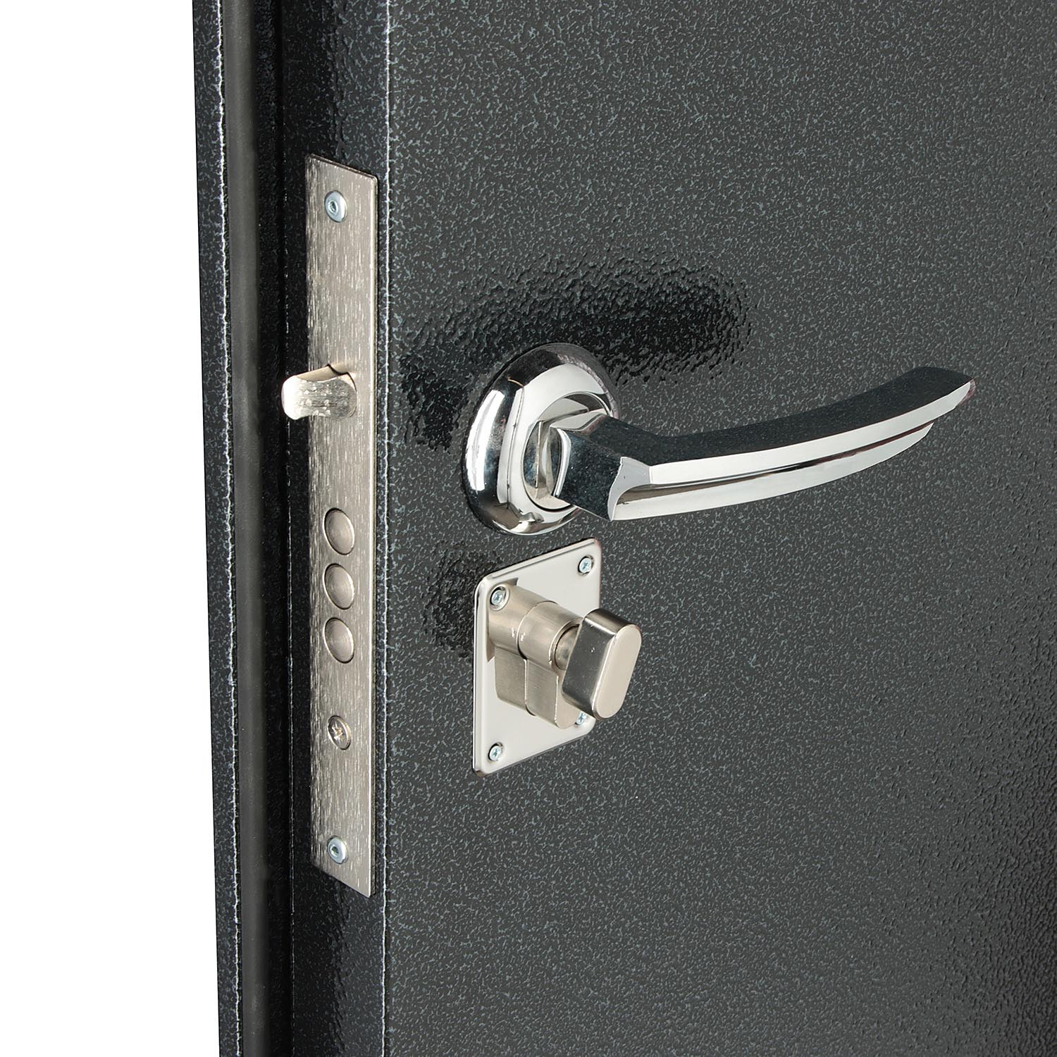 Дверь входная Двери Гуд GOOD LITE-4, 860х2050х50 мм, левая, серебристый антик