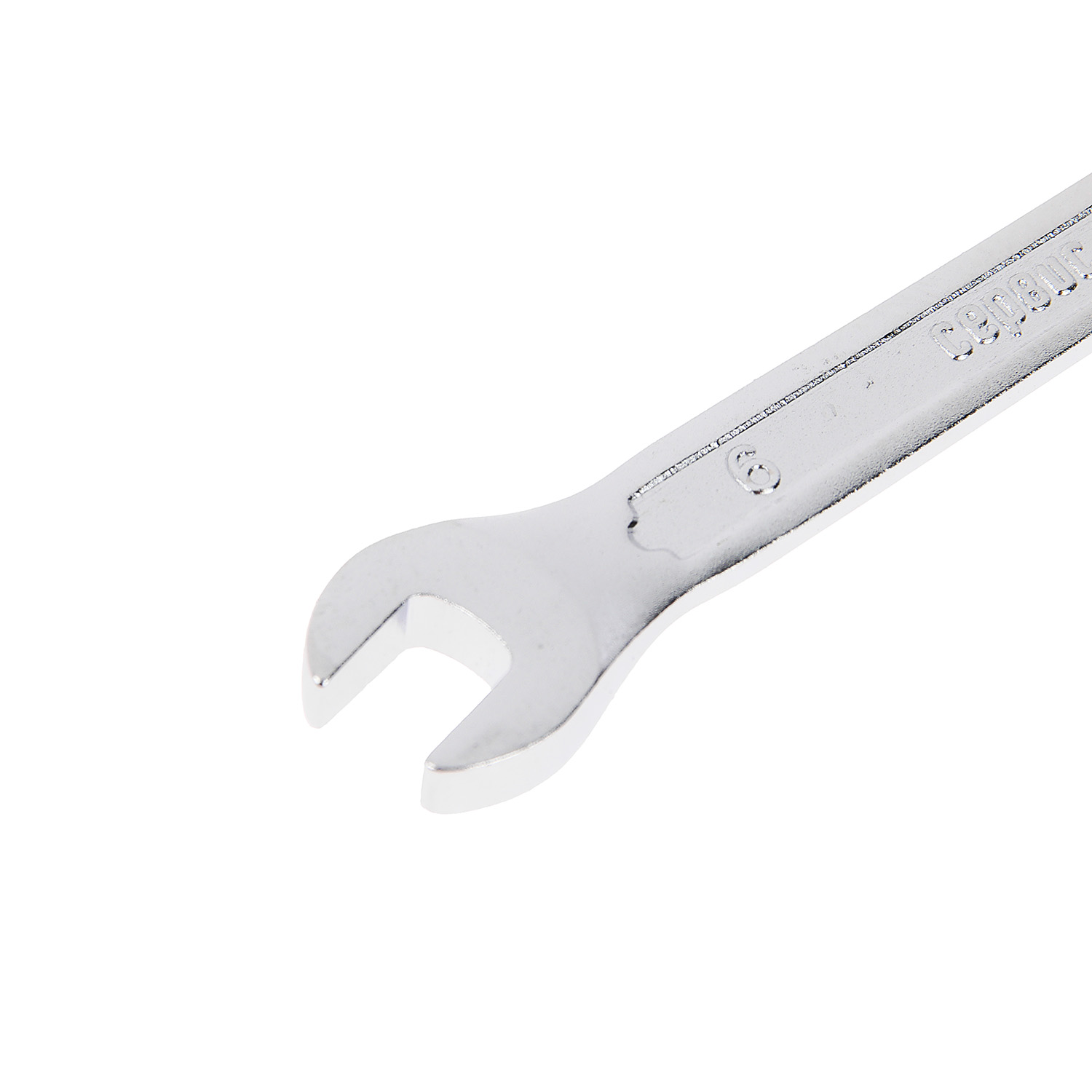 Ключ комбинированный 6мм холодный штамп CrV (70060) СЕРВИС КЛЮЧ *1/20