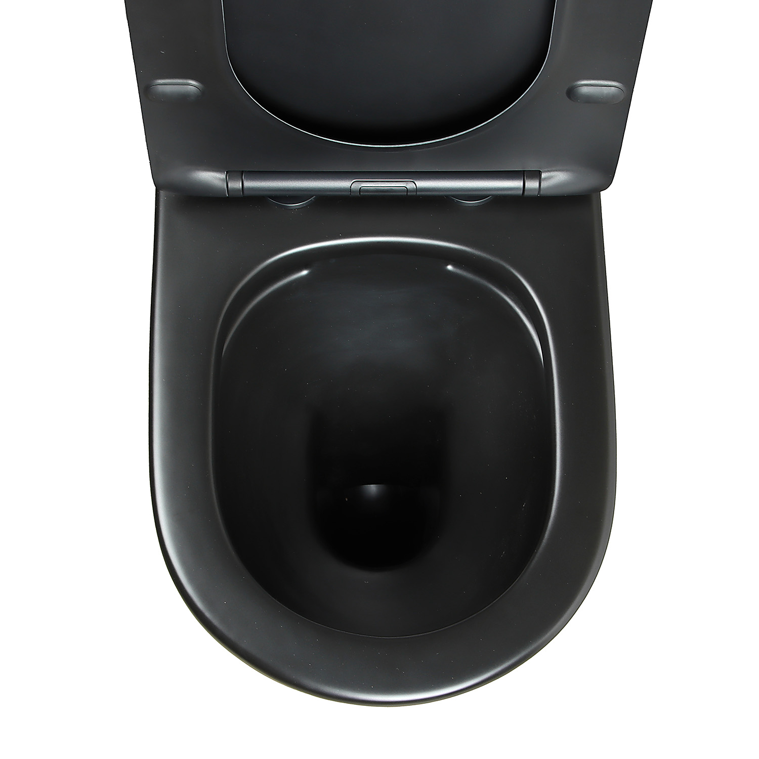 Унитаз-компакт Azario Black Queen, универсальный выпуск, 2 режима, сиденье с микролифтом