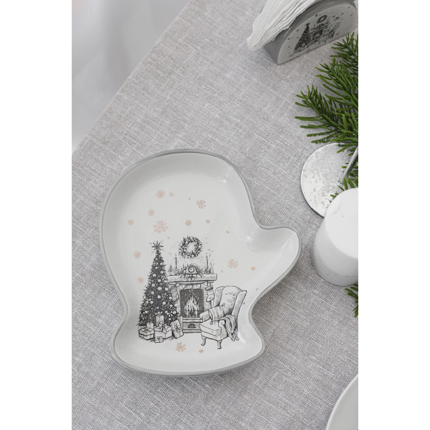 яяяБлюдо сервировочное "Хюгге" 20х18х3 см   6249505