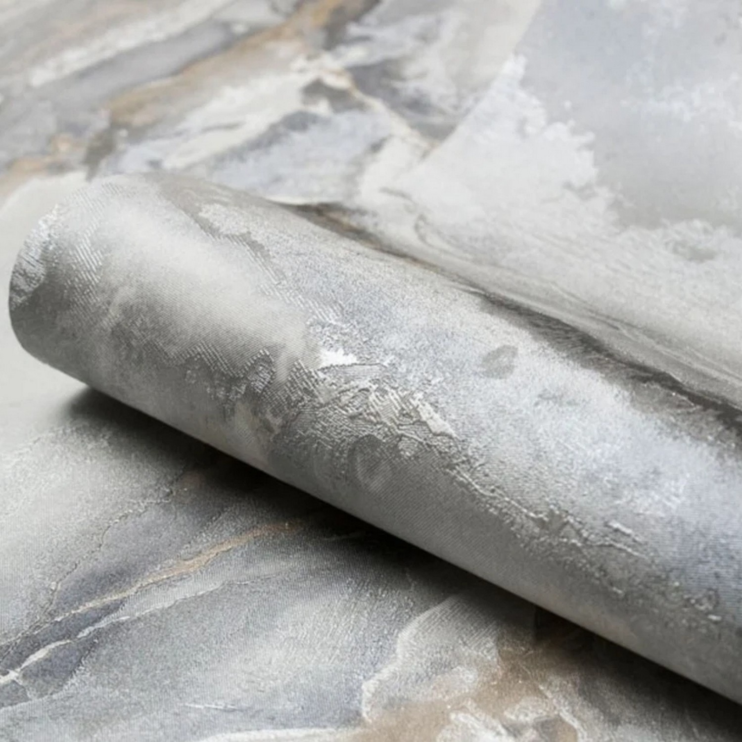 Обои флиз "AS Палитра" Аспект Deluxe Обсидиан (сер.)  70633-41  1,06*10м *1/6