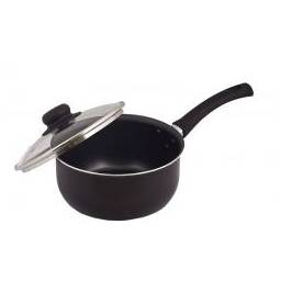 Кастрюля алюм.а/приг. Scovo "Consul" 1,3л d16см Длинн.ручка, Стек.кр. RC-030 ("Сково")*1/6