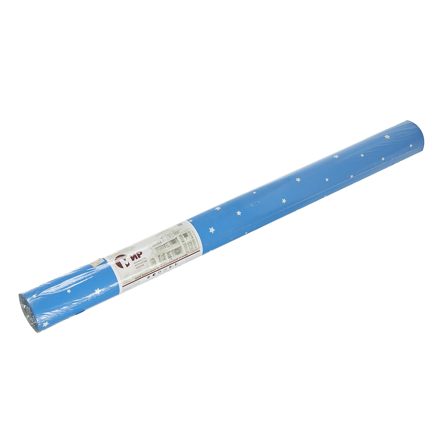 яяяОбои флиз Авангард 1,06*10м 11-251-01 звезды синий  *1/9