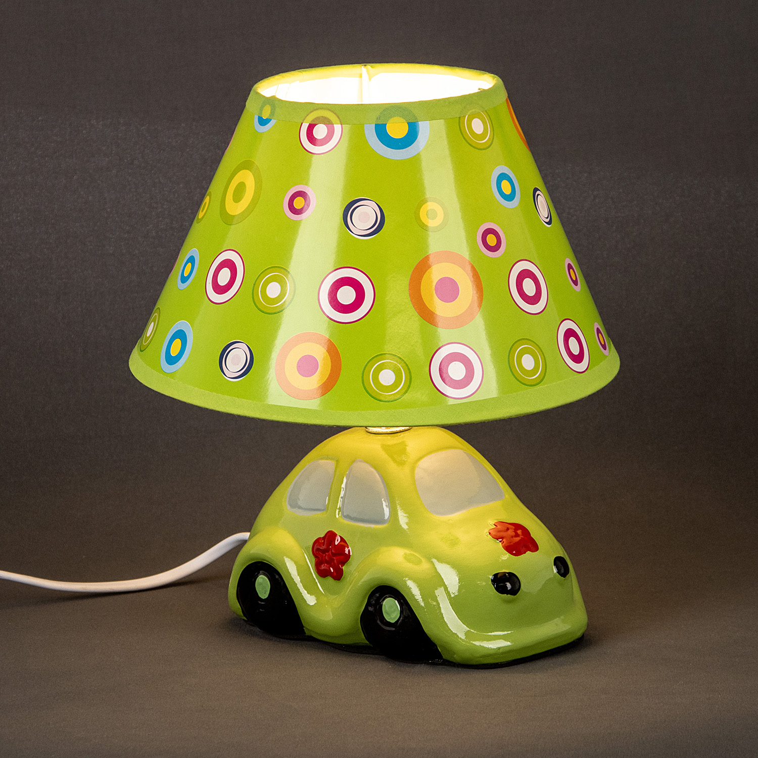 Лампа настольная D1-16 Green детская Е14 40Вт S=2м2  *1/12