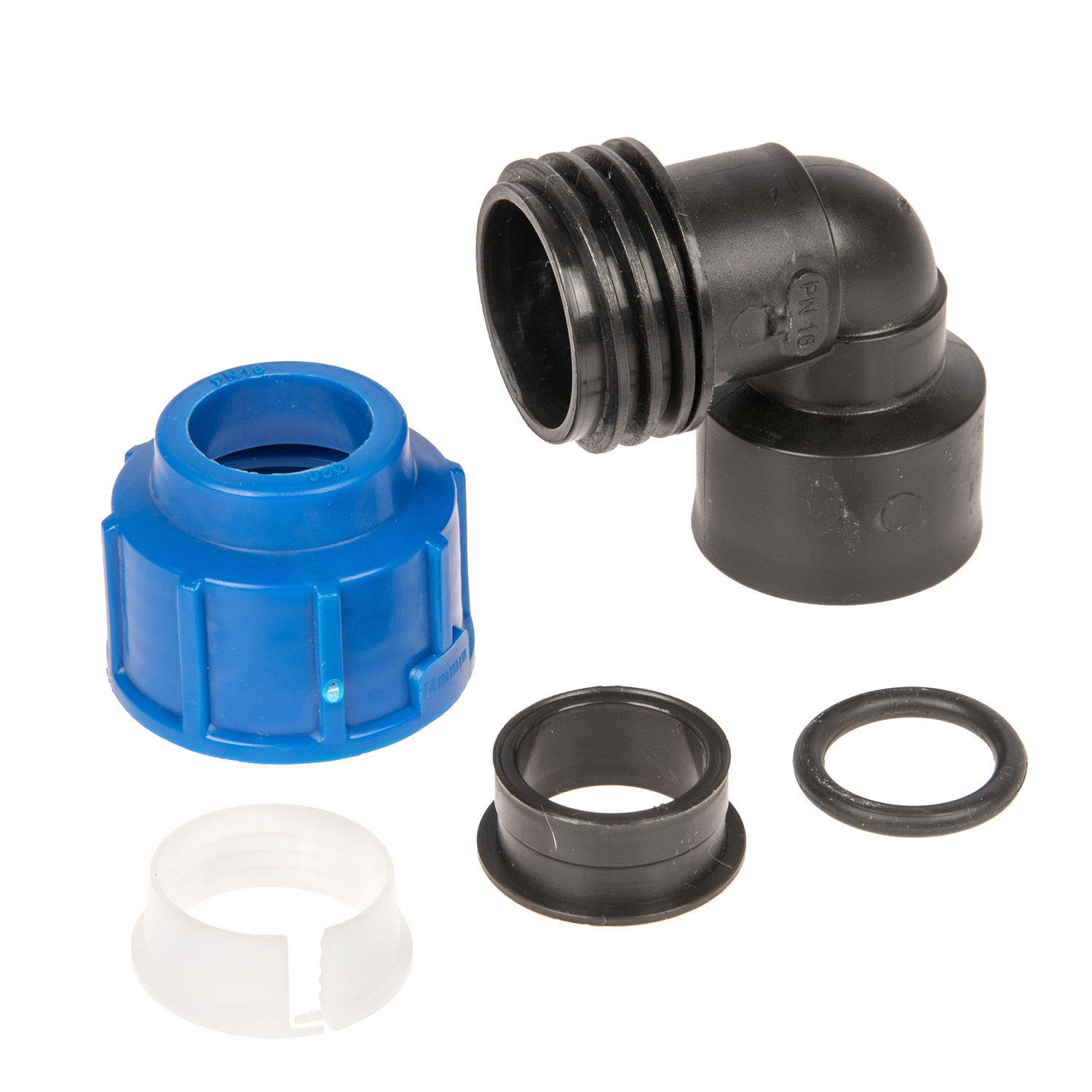 Угольник ПНД компрессия Ø 20х3/4" внутр. резьба *1/100