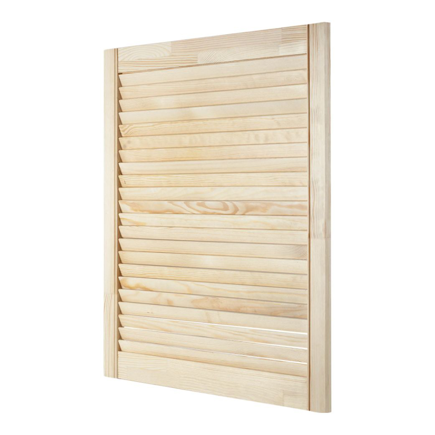 Дверь жалюзийная 715х594х20 мм, деревянная