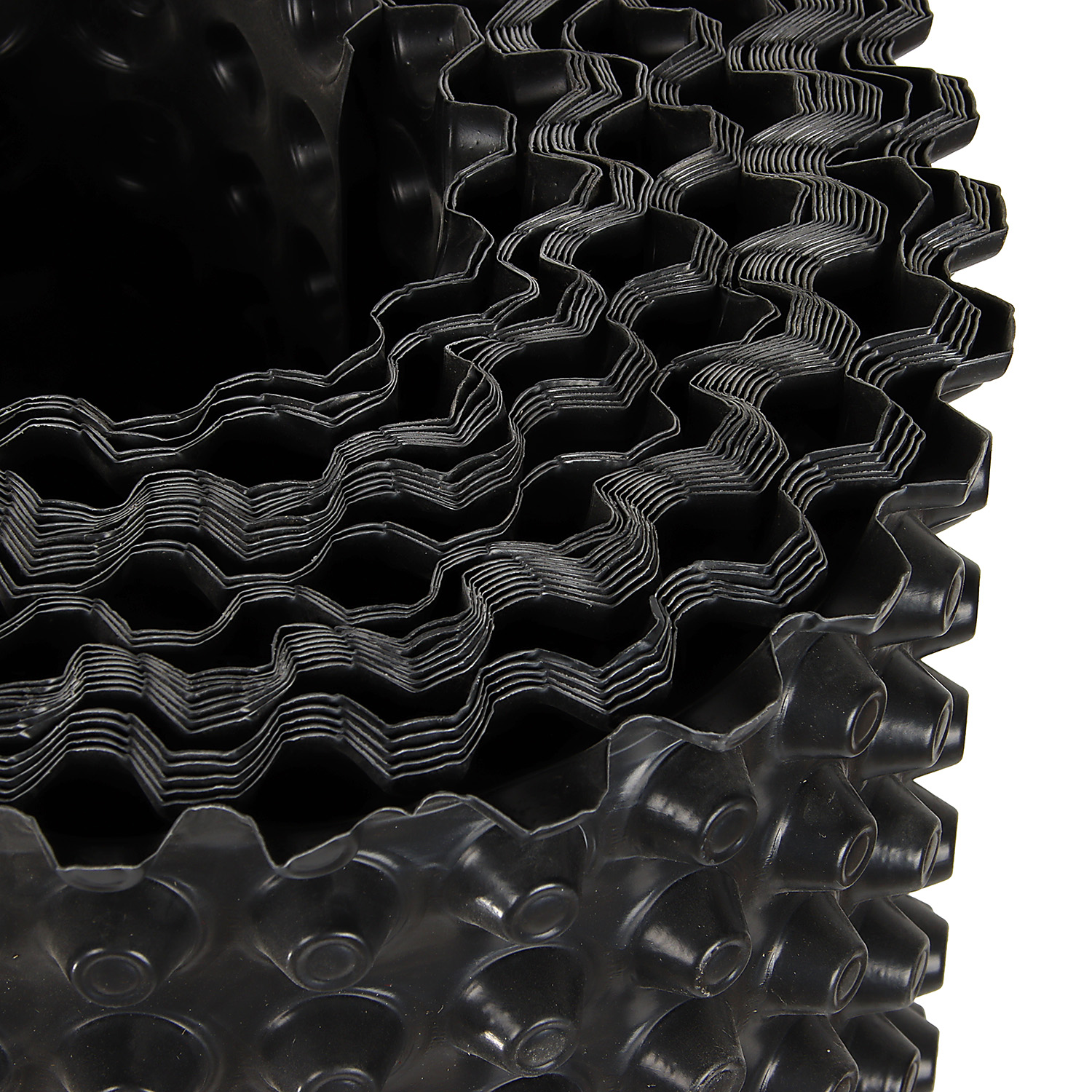 Мембрана гидроизоляционная 20 м² PLASTGUARD, тип 400, 1 м, профилированная