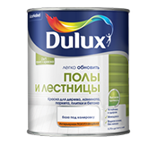 Краска акриловая 2 л для пола и лестниц DULUX, база BW, полуглянцевая