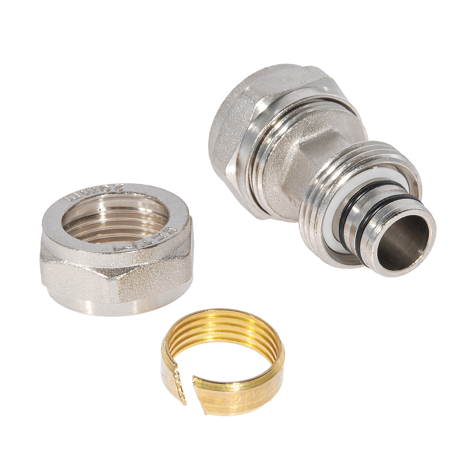 Муфта соединительная 20х20 цанга/цанга CTM CC002020 *10/90