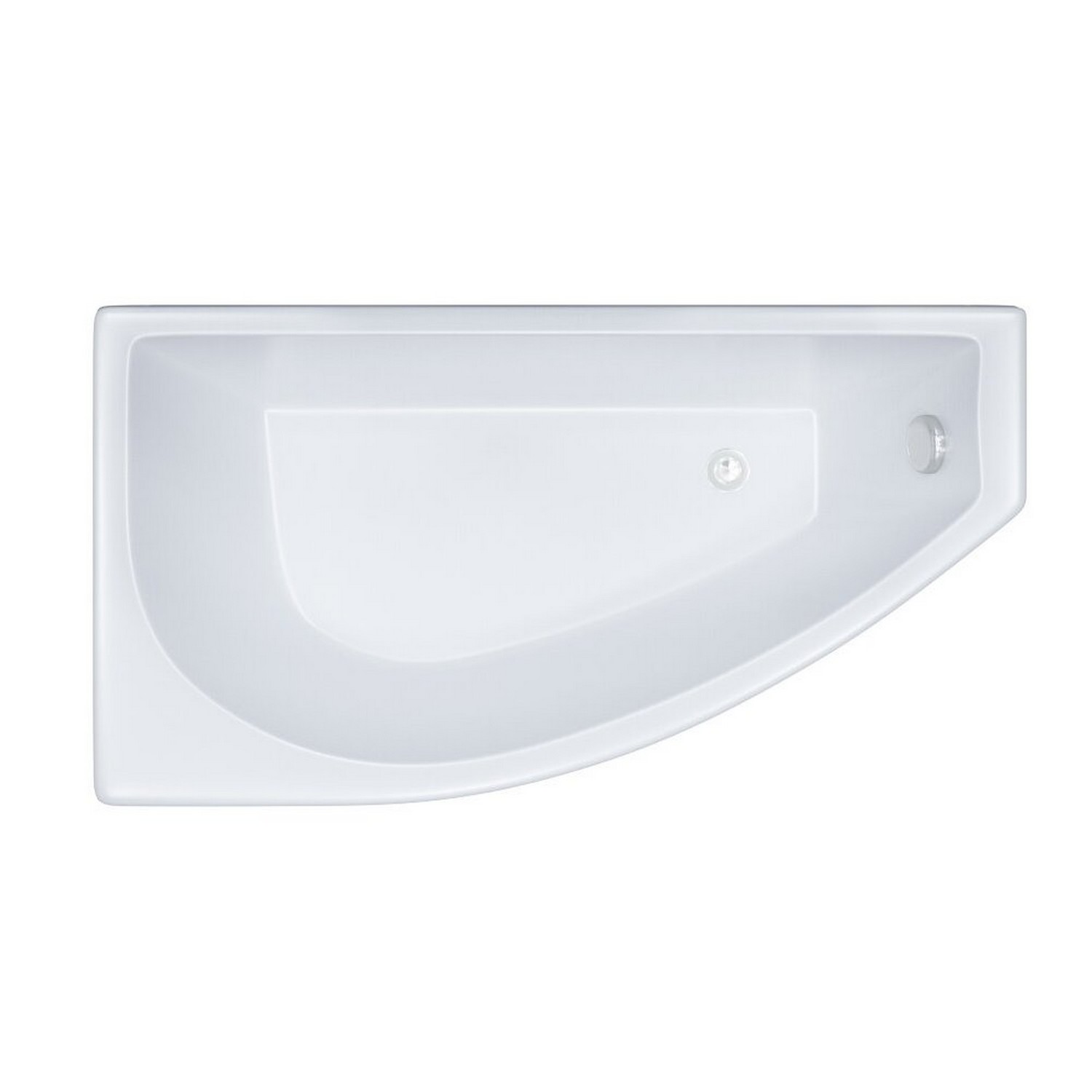 Ванна акриловая 140x75 см Triton Бэлла, правая, без ножек