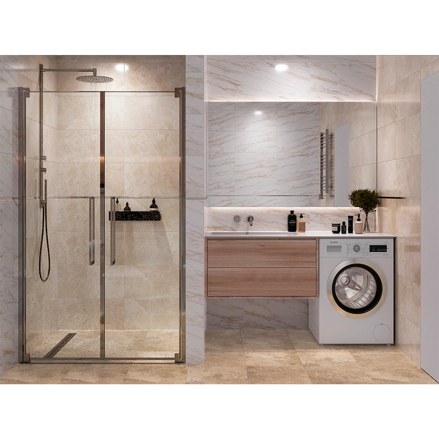 Плитка настенная Surprise бежевая 300*600*9 GT194VG  Global tile *1,62кв.м/58,32