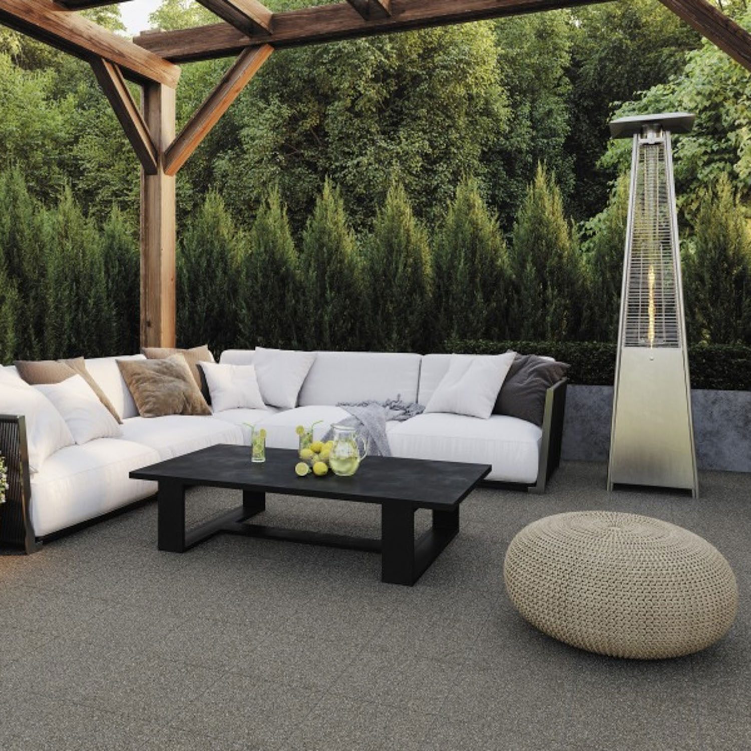 Керамогранит 1.06 м² Cersanit Milton 300 ML4A096, 298x298x8.5 мм, серый