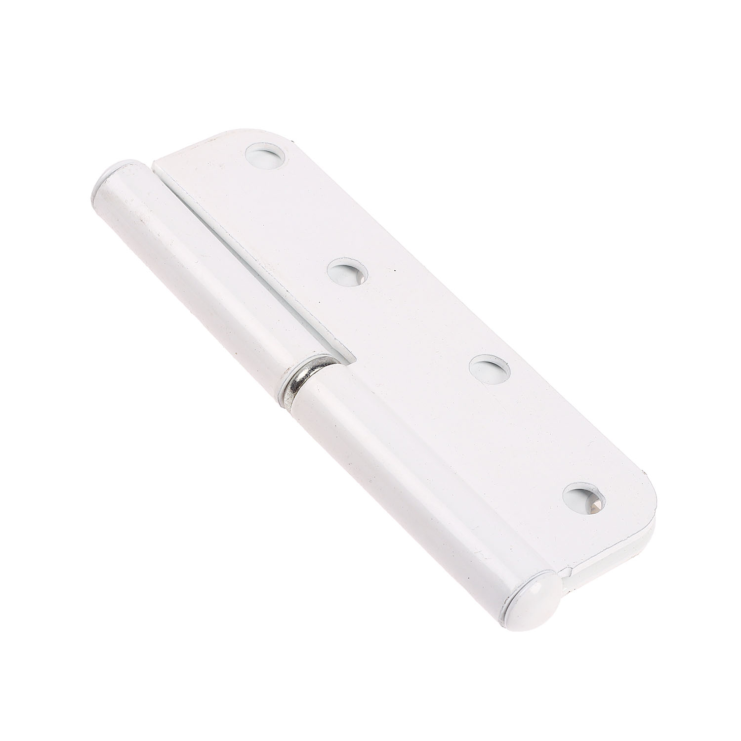 Петля накладная полимер.110мм белая ПРАВАЯ СКОБИС *50