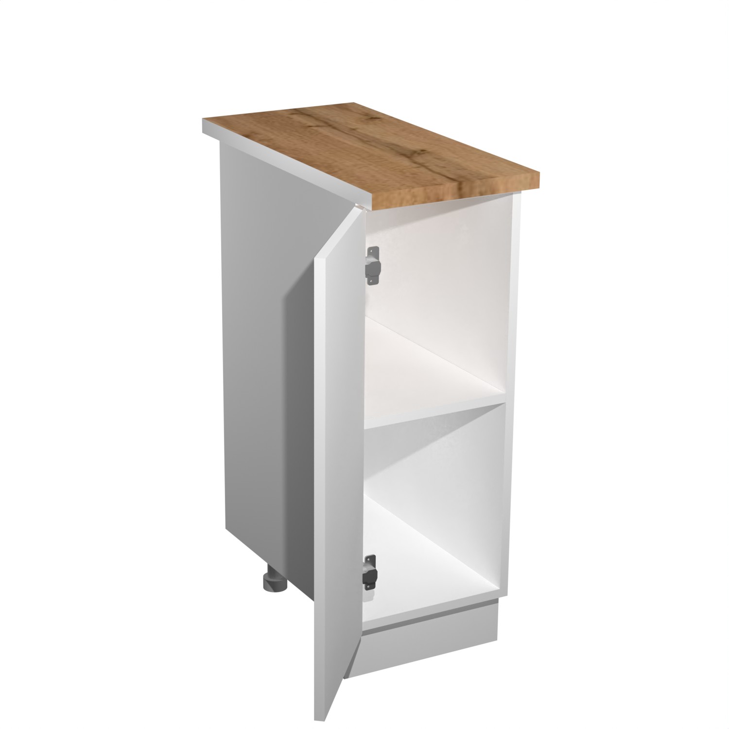 Шкаф напольный 300х850х480 мм BROZEX-WOOD Liberty, с дверцей, белый