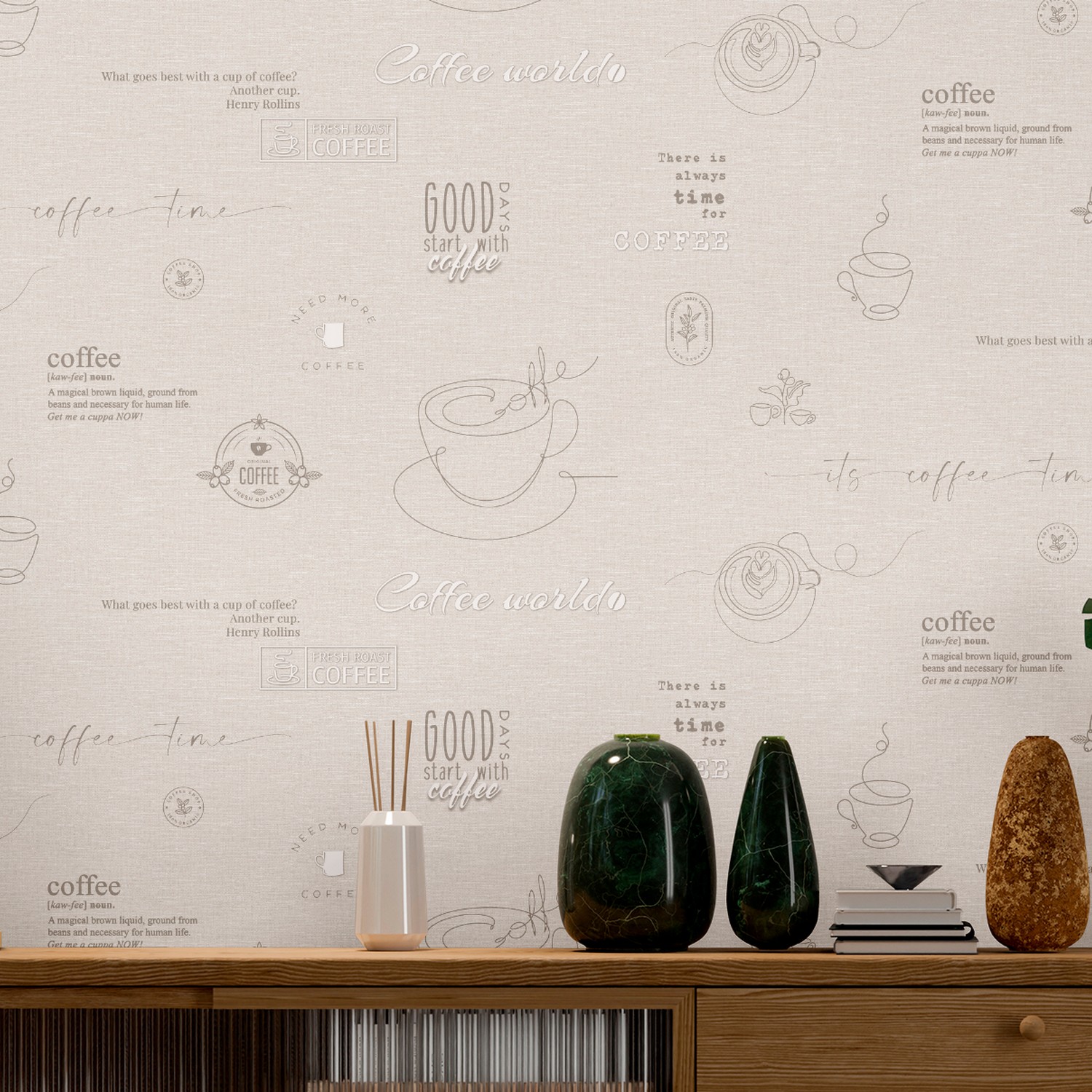 Обои  флиз Ateliero Cafe (беж.) 589692 1.06*10м *6