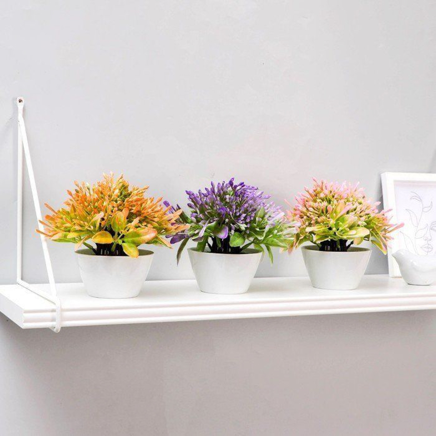 Бонсай в горшке "Горечавка" 10х15 см, микс  5201941