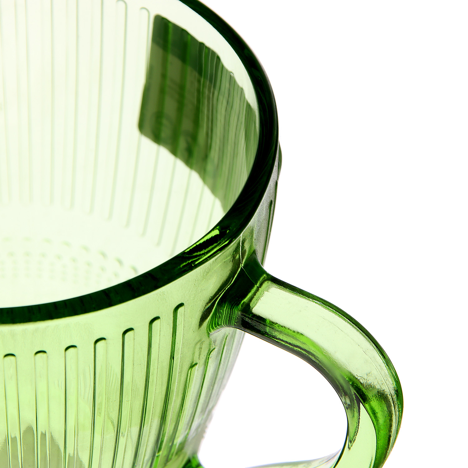 яяяКружка стекло 280мл "Louise Chartreuse" Зеленый прозрачный O0490 "Luminarc" *6