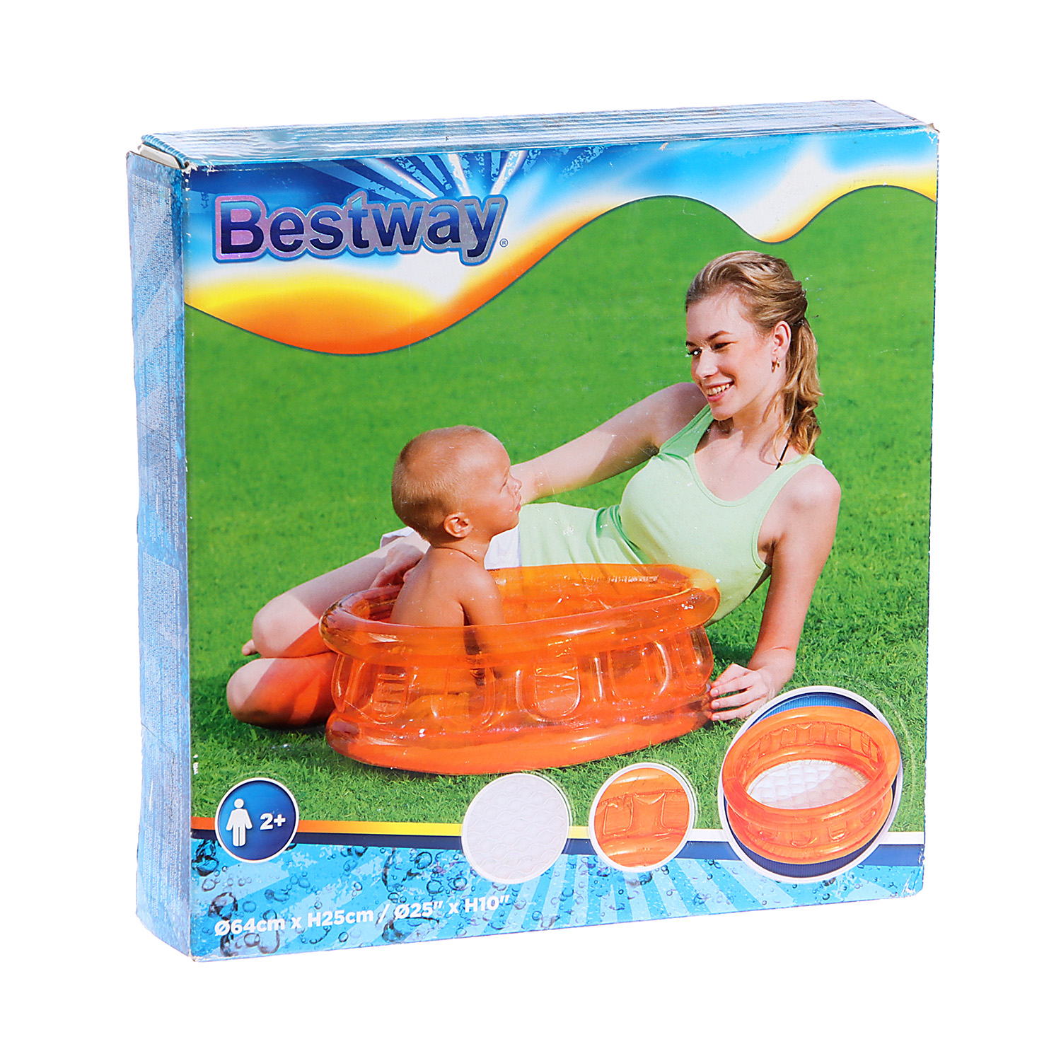 Бассейн надувной круглый 64*25 см Kiddie Bestway (51112) Бассейн надувной круглый 64*25 см Kiddie Bestway (51112)