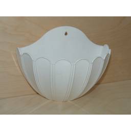 Кашпо пластм. настенное "Хризантема" 2,0л 247х127мм h193мм белое КХН 2 Б (Екатеринбург) *1/50