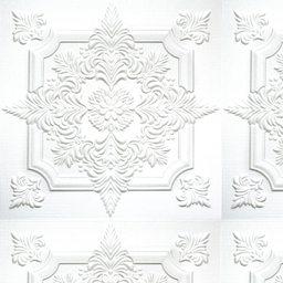 Плитка потолочная 50х50 см СОЛИД 2056, 2 м², белый Плитка потолочная 50х50 см СОЛИД 2056, 2 м², белый