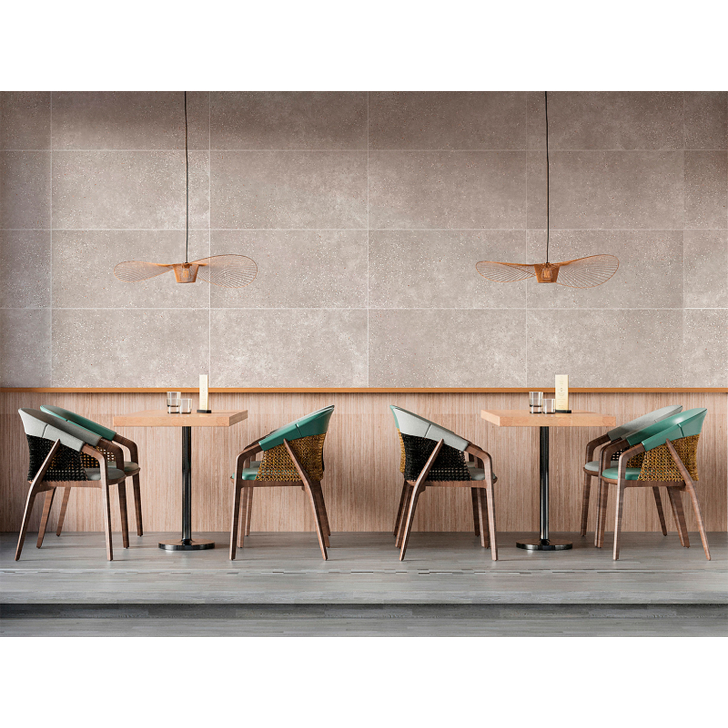 Керамогранит 1.62 м² Global Tile Coral Rock GT183VG, 600х300х9 мм, серый