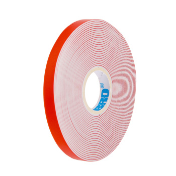 Лента клейкая двусторонняя на вспененной основе Термост. Белая 8мм х5м OE-08-RE "ABRO" *1/1075