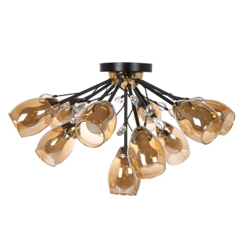 Люстра IL1284-10CPA-29 BK GD Е27 S=60м2  *1/12