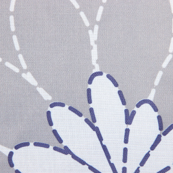 Штора для ванной "Санакс" п/эстер 180*180см "Цветные хризантемы" без колец 01-34 *1/24