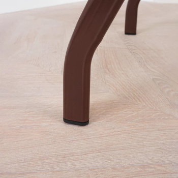 Табурет-Стремянка металл./дерев.сиденье-ступени, выс.565мм ножки Коричневый ТС 277 К ("ЗМИ") *1