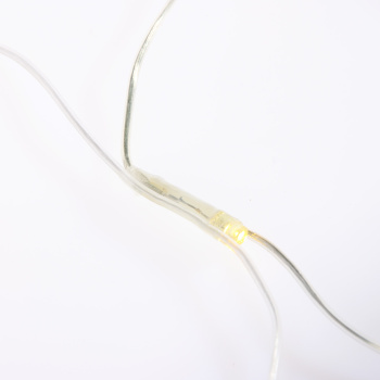 Гирлянда уличная Сеть, 24 В, VEGAS, 1,2х1 м, 144 лампы, желтый, прозрачный провод