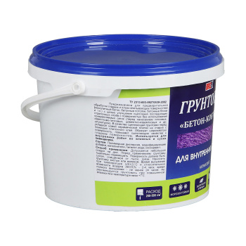 Грунтовка бетон-контакт BROZEX, для внутренних работ, 2 кг Грунтовка бетон-контакт BROZEX, для внутренних работ, 2 кг