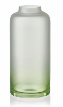 Ваза д/цветов стеклянная "BOHEMIA" выс.240мм Зеленое дно 82251/240/D5405 "KRYSTALEX" *1/6