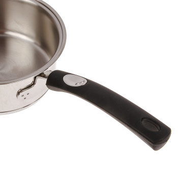 Кастрюля нерж. "TRAMONTINA" "Solar silicone" 1,4л Стекл.кр.Дл.руч.,с термор.дном62121/163-TR *1/4