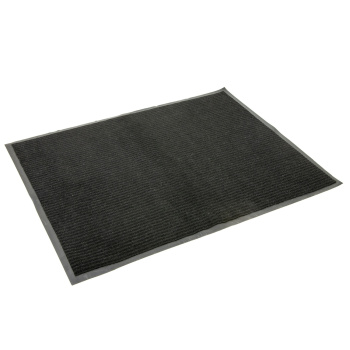 Коврик влаговпитывающий 90*120 см ребристый черный "KOVROFF" (арт.20401) *1/6 (ОП19)