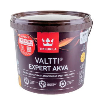 Антисептик 2.7 л для дерева Tikkurila Valtti Expert Akva, сосна