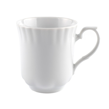 Кружка фарфор. 300мл "Ivona" Белая OI03820 "Ćmielów" (Польша) *1/6