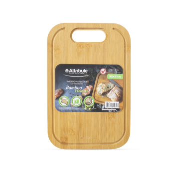 Доска разделочная дерев. (бамбук) 320х210мм, толщ.15мм арт.ABX155 "Bamboo Touch" *1/6