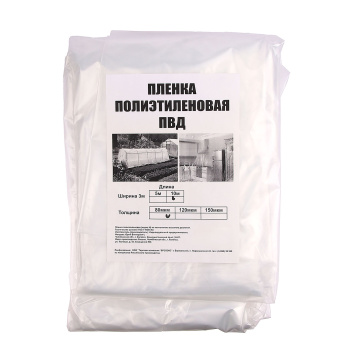 Пленка 3х10 м полиэтиленовая, 30 м², 80 мкм Пленка 3х10 м полиэтиленовая, 30 м², 80 мкм
