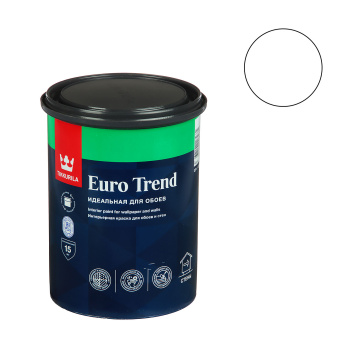Краска для обоев и стен "Tikkurila Euro" Euro Trend A мат 0,9л *1/6/462
