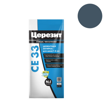 Затирка для швов Церезит CE 33, 2 кг, темно-синий